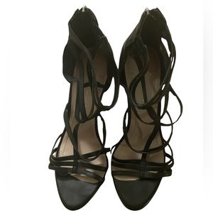 BCBGeneration Stiletto Caged Black Heels size 7.5